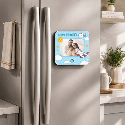 Personalized Audio Fridge Magnet with Custom Photo & Song Unique Musical Memory Keepsake, Customized Gift for Family, Friends & Couples